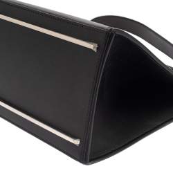 Pre Owned Balenciaga Black Leather Le Dix Cartable Top Handle Bag