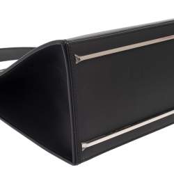 Pre Owned Balenciaga Black Leather Le Dix Cartable Top Handle Bag