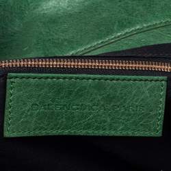 Pre Owned Balenciaga Pommier Leather GGH Midday Bag