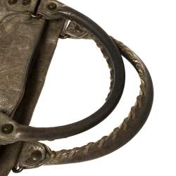 Pre Owned حقيبة ساتشل بالنسياغا تويغي RH جلد دولما