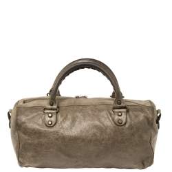 Pre Owned حقيبة ساتشل بالنسياغا تويغي RH جلد دولما