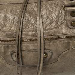 Pre Owned حقيبة ساتشل بالنسياغا تويغي RH جلد دولما