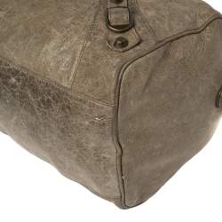 Pre Owned حقيبة ساتشل بالنسياغا تويغي RH جلد دولما