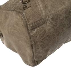 Pre Owned حقيبة ساتشل بالنسياغا تويغي RH جلد دولما