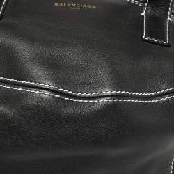 مملوكة مسبقًا حقيبة هوبو بالنسياغا اير جلد أسود