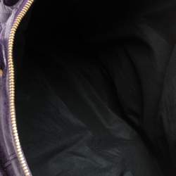 Pre Owned Balenciaga Raisin Leather GGH Work Tote