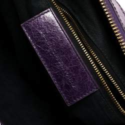 Pre Owned Balenciaga Raisin Leather GGH Work Tote