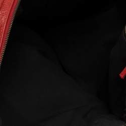 Pre Owned Balenciaga Blood Chevre Leather Mini RH Bowling Bag