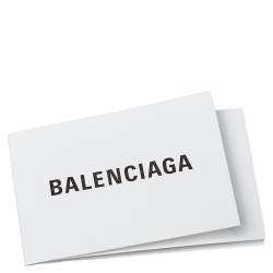 Balenciaga Blue Leather Triangle Electric Duffle Bag