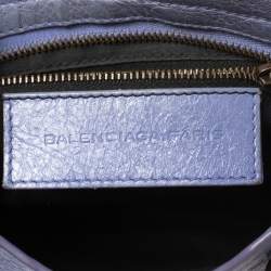 Pre Owned Balenciaga Glycine Leather Mini Classic City Bag