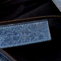 Pre Owned  Balenciaga Ocean Leather RH Flat Messenger Bag