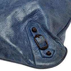 Pre Owned  Balenciaga Ocean Leather RH Flat Messenger Bag