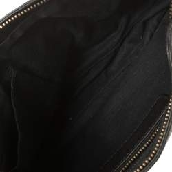 Pre Owned Balenciaga Black Leather Motocross Classic Hip Crossbody Bag