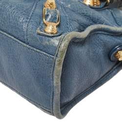 Pre Owned Balenciaga Conard Leather Mini Classic City Tote