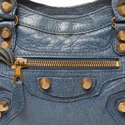 Pre Owned Balenciaga Conard Leather Mini Classic City Tote