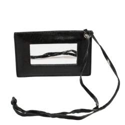 Pre Owned Balenciaga Black Matelassé Leather RH MM Bag
