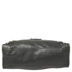 Pre Owned Balenciaga Grey Leather RH City Tote