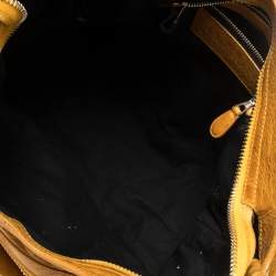 Pre Owned حقيبة يد بالنسياغا جي أس أتش سيتي جلد مسطردة