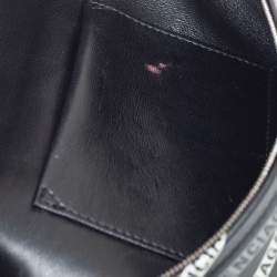 Pre Owned Balenciaga Black/White Leather XS Souvenir Bike Chain Bag