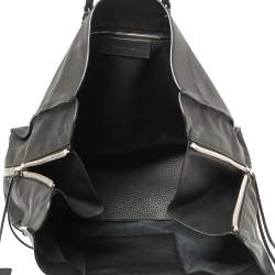 Balenciaga Black Leather Papier A4 Tote