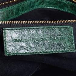 Pre Owned Balenciaga Pommier Lambskin Leather GGH Work Tote