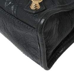 Pre Owned Balenciaga  Anthracite Leather Mini Classic City Bag