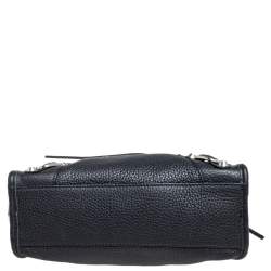 Pre Owned Balenciaga Black Leather Mini Classic City Tote