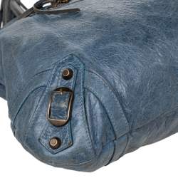 Pre Owned Balenciaga Tempete Leather RH Purse Bag