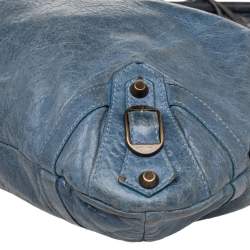 Pre Owned Balenciaga Tempete Leather RH Purse Bag
