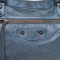 Pre Owned Balenciaga Tempete Leather RH Purse Bag
