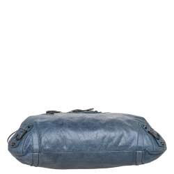 Pre Owned Balenciaga Tempete Leather RH Purse Bag