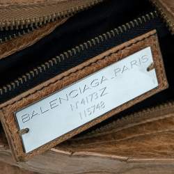 Pre Owned Balenciaga Caramel Chevre Leather BH City Bag 
