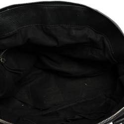 Pre Owned حقيبة ساتشل بالنسياغا كلاسيك أر أتش بولر جلد أسود