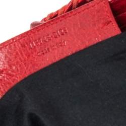 Pre Owned حقيبة بالنسياغا موتورسايكل سيتي جلد خروف أحمر