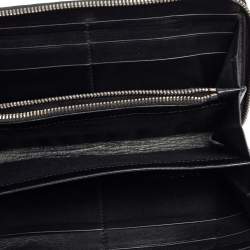 Balenciaga Black Leather City Zip Around Wallet