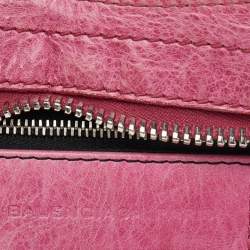 Pre Owned حقيبة يد توتس بالنسياغا GSH بارت تايم جلد وردي فاتح