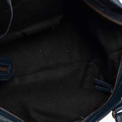 Pre Owned Balenciaga Blue Leather Classic City RH Tote