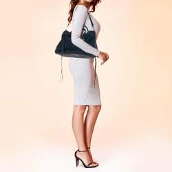 Pre Owned Balenciaga Blue Leather Classic City RH Tote