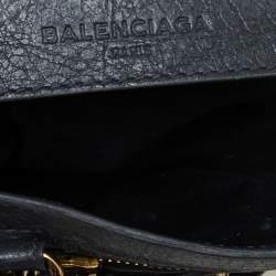 Pre Owned Balenciaga Grey Leather RGH Mini Classic City Bag