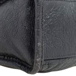 Pre Owned Balenciaga Grey Leather RGH Mini Classic City Bag