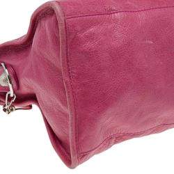 Pre Owned Balenciaga Cyclamen Leather GSH Part Time Tote