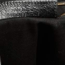 Pre Owned Balenciaga Black Leather Baby Diam Classic Traveller S Backpack