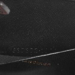 مملوكة مسبقًا Balenciaga Black Leather Nano Hourglass Top Handle Bag