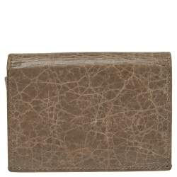 مملوكة مسبقًا Balenciaga Galet Leather City Bifold Wallet