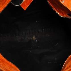 Pre Owned Balenciaga Tangerine Leather GSH Part Time Tote
