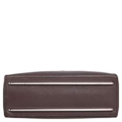 Pre Owned حقيبة بالنسياغا لو دي كارتابل جلد بني بيد علوية