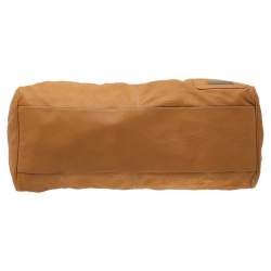 Balenciaga Sand Beige Leather Linea Metallica Bag