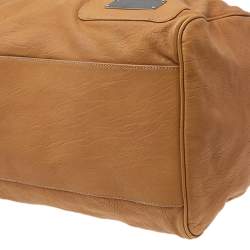 Balenciaga Sand Beige Leather Linea Metallica Bag