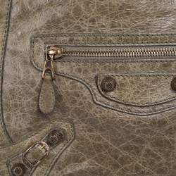 Balenciaga Dolma Leather RGH Folk Messenger Bag