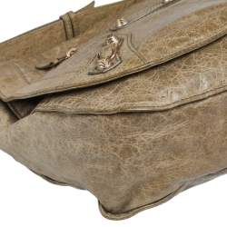 Balenciaga Dolma Leather RGH Folk Messenger Bag